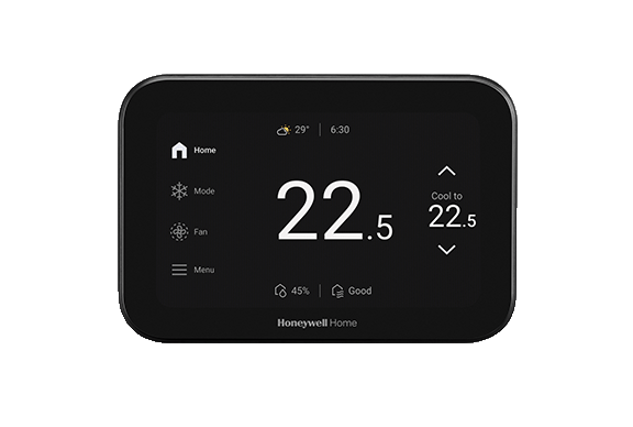 Model of Honeywell Home X8S Black Smart Thermostat