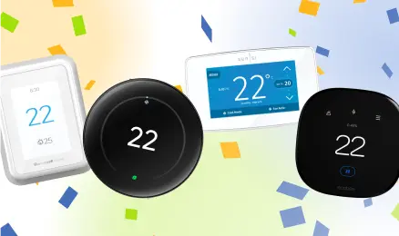 A person checking the temperature of their house on their phone